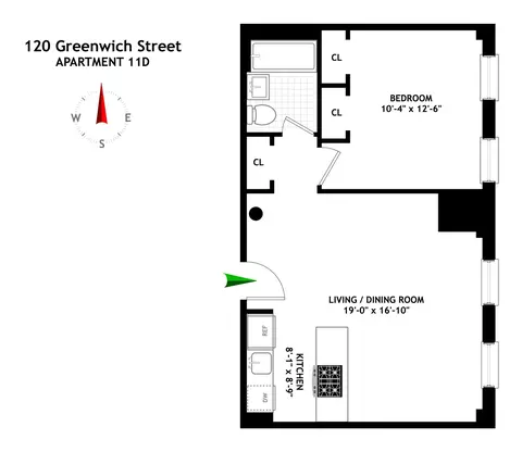 120 Greenwich St #11D, New York, NY 10006