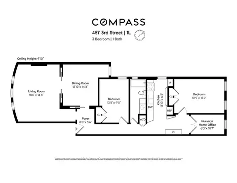 457 3rd St #1L, Brooklyn, NY 11215