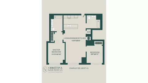 505 W 43rd St #4H, New York, NY 10036