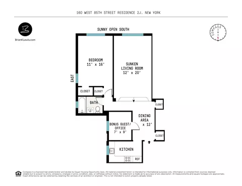 160 W 85th St #2J1, New York, NY 10024