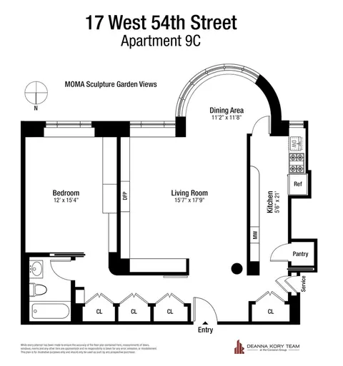17 W 54th St #9C, New York, NY 10019
