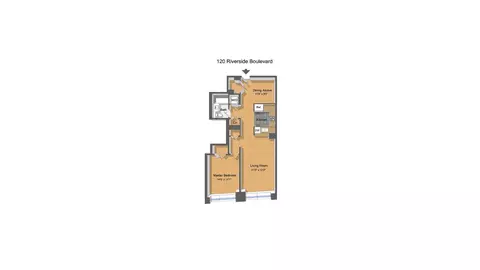 120 Riverside Blvd #12F, New York, NY 10069