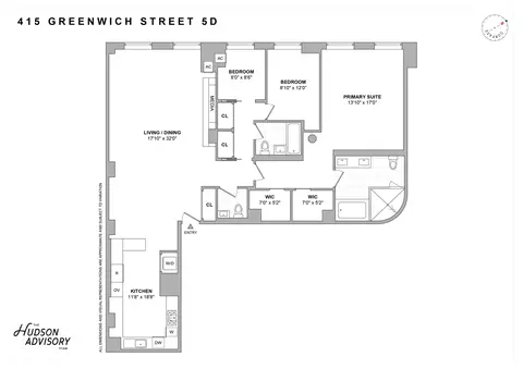 415 Greenwich St #5D, New York, NY 10013