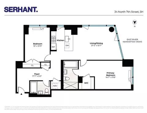 34 N 7th St #5H, Brooklyn, NY 11249