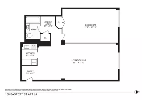 150 E 27th St #LA, New York, NY 10016