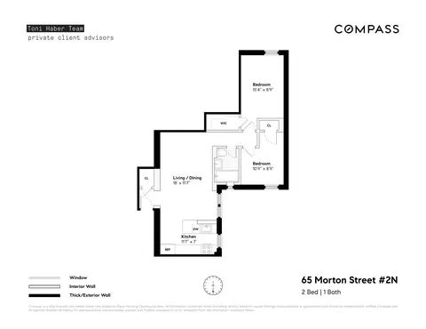 65 Morton St #2N, New York, NY 10014