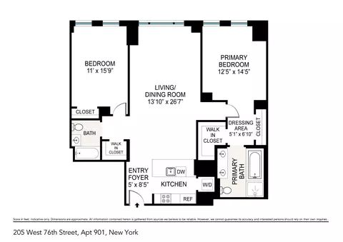 205 W 76th St #901, New York, NY 10023