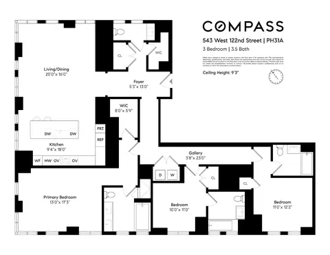543 W 122nd St #PH31A, New York, NY 10027