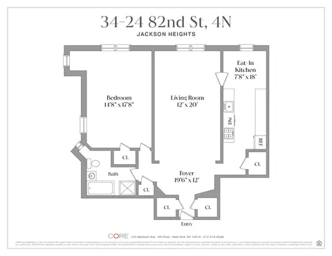 34-24 82nd St #4N, New York City, NY 11372