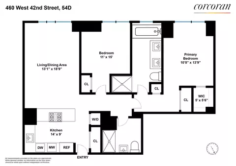 460 W 42nd St #54D, New York, NY 10036