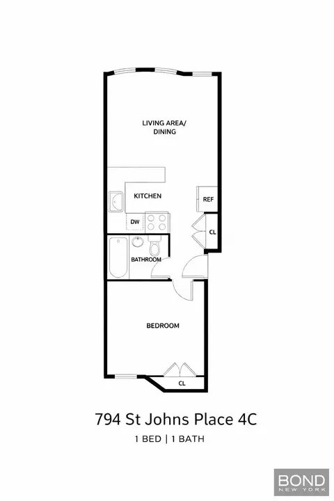794 St Johns Pl #4C, Brooklyn, NY 11216