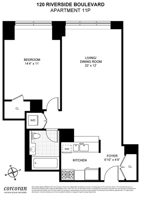 120 Riverside Blvd #11P, New York, NY 10069