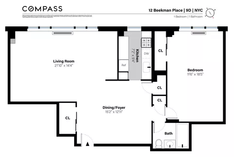 12 Beekman Pl #9D, New York, NY 10022