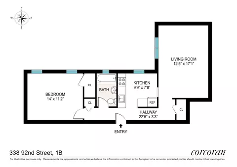 338 92nd St #1B, Brooklyn, NY 11209