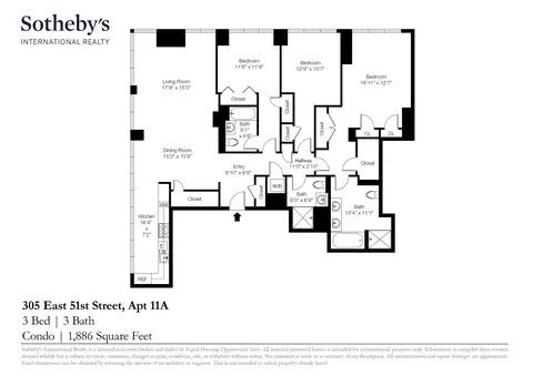 305 E 51st St #11A, New York, NY 10022