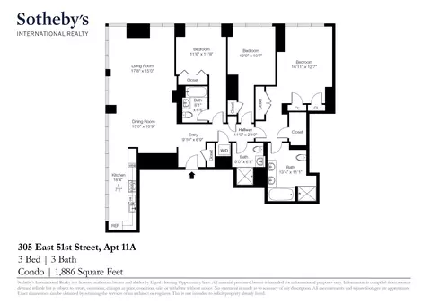 305 E 51st St #11A, New York, NY 10022