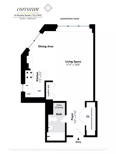 14 Horatio St #12J, New York, NY 10014