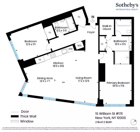 15 William St #17E, New York, NY 10005