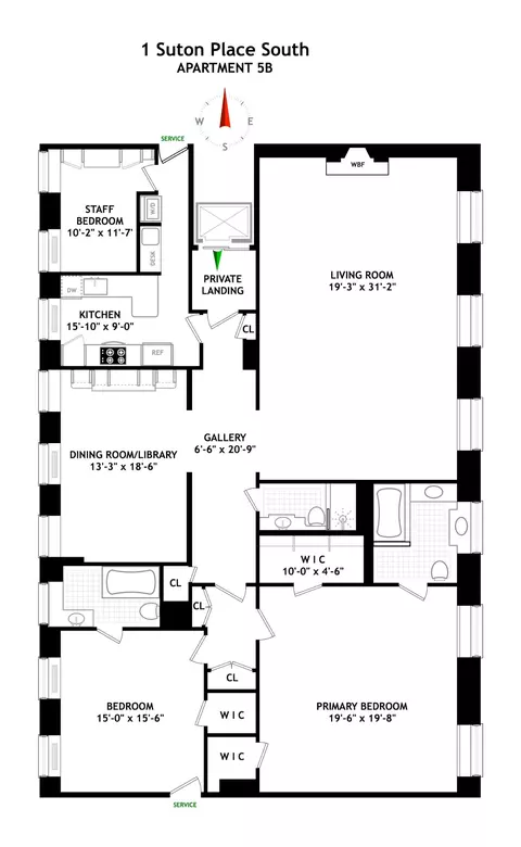1 Sutton Pl S #5B, New York, NY 10022