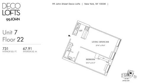 99 John St #2207, New York, NY 10038