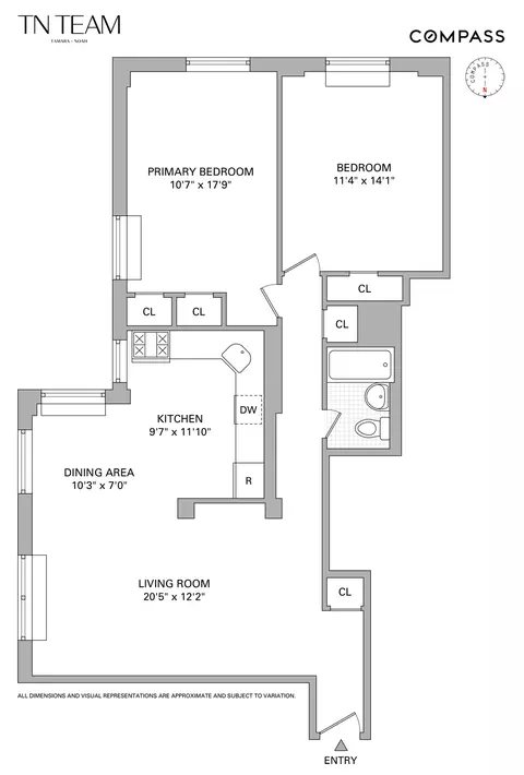 201 Clinton Ave #6F, Brooklyn, NY 11205