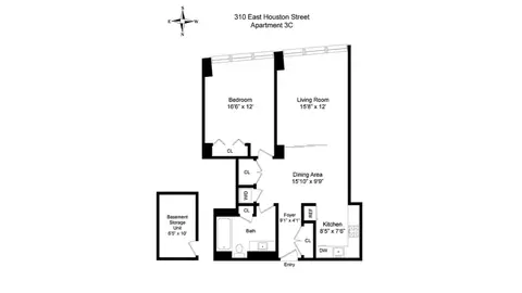 310 E Houston St #3C, New York, NY 10002