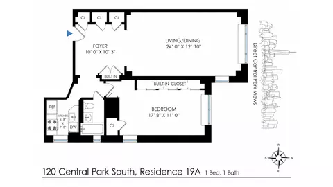 120 Central Park S #19A, New York, NY 10019