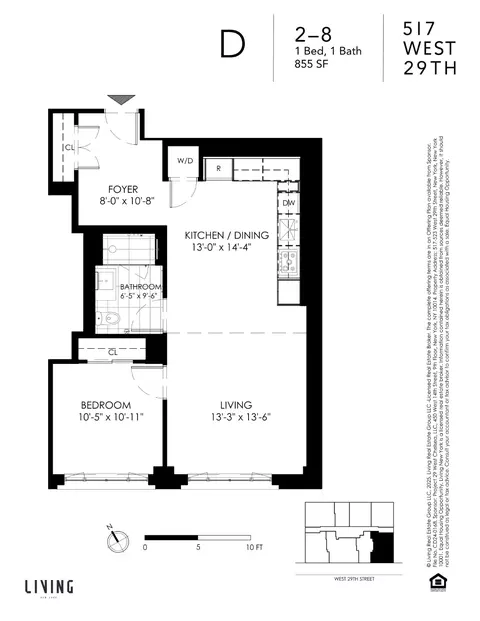 517 W 29th St #2D, New York, NY 10001