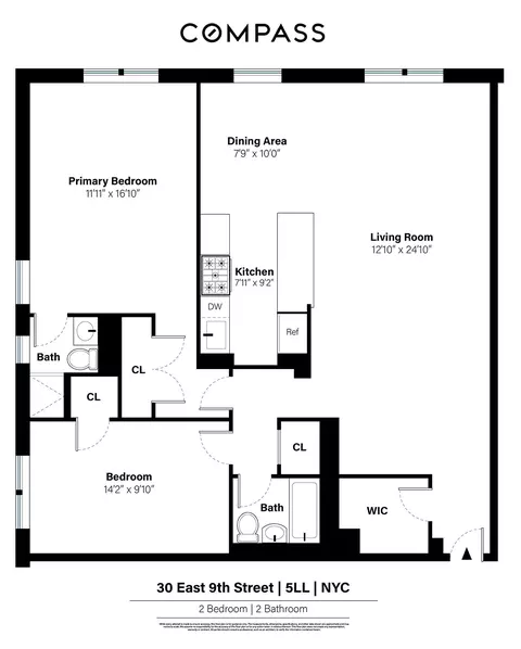 30 E 9th St #5LL, New York, NY 10003