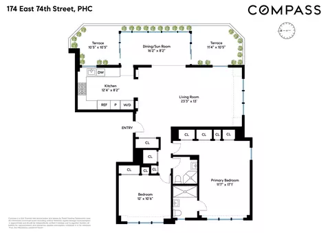 174 E 74th St #PHC, New York, NY 10021