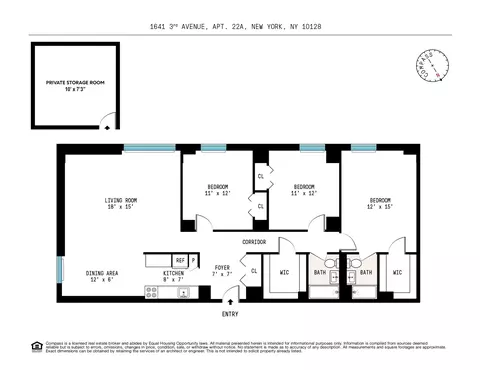 1641 3rd Ave #22A, New York, NY 10128
