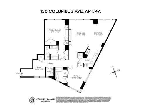 150 Columbus Ave #4A, New York, NY 10023