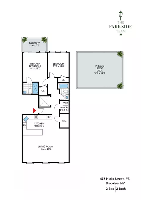 473 Hicks St #3, Brooklyn, NY 11231