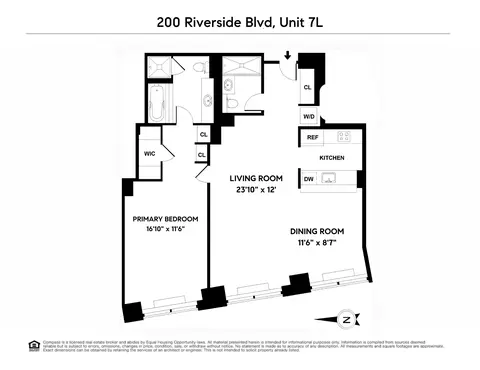 200 Riverside Blvd #7L, New York, NY 10069