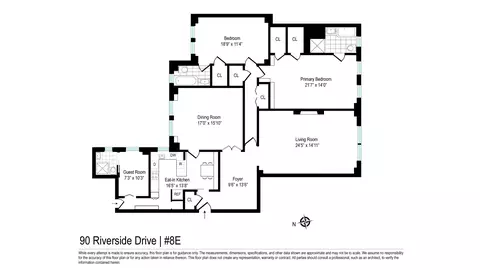 90 Riverside Dr #8E, New York, NY 10024