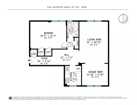 5444 Arlington Ave #G51, New York City, NY 10471