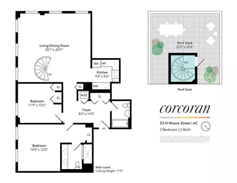 53 N Moore St #PHC, New York, NY 10013