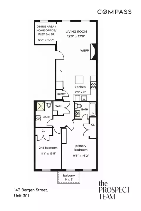 143 Bergen St #301, Brooklyn, NY 11217