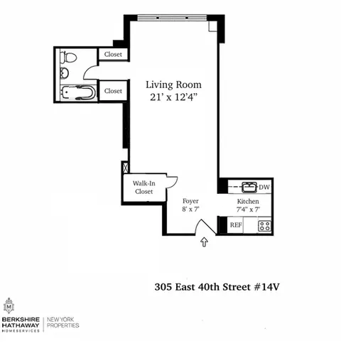 305 E 40th St #14V, New York, NY 10017