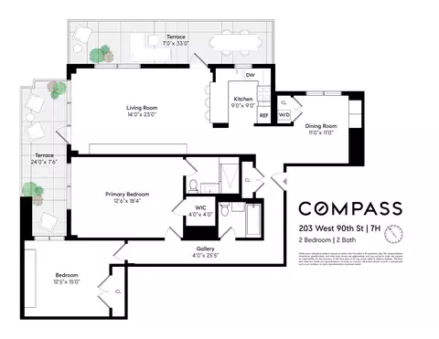 203 W 90th St #7H, New York, NY 10024