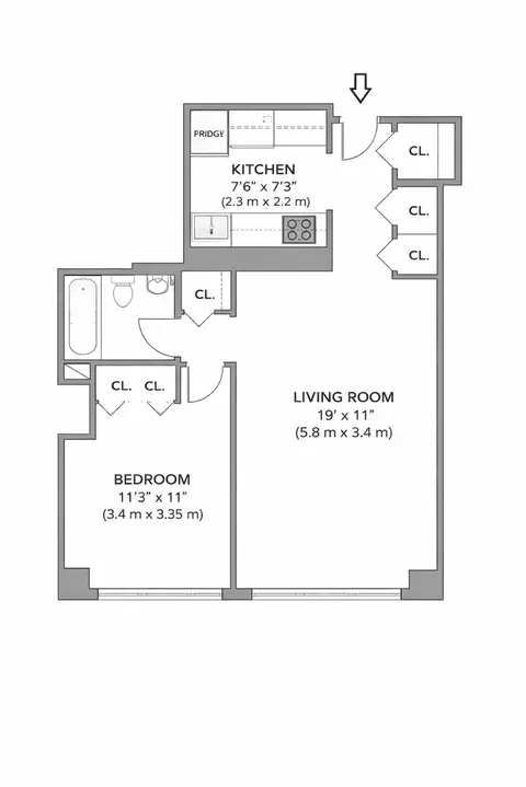 301 E 45th St #7D, New York, NY 10017