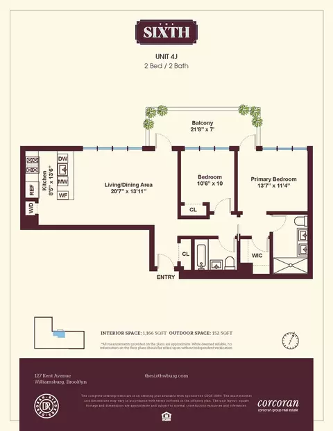 127 Kent Ave #4J, Brooklyn, NY 11249