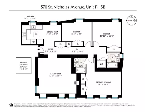 370 St Nicholas Ave #PH5B, New York, NY 10027