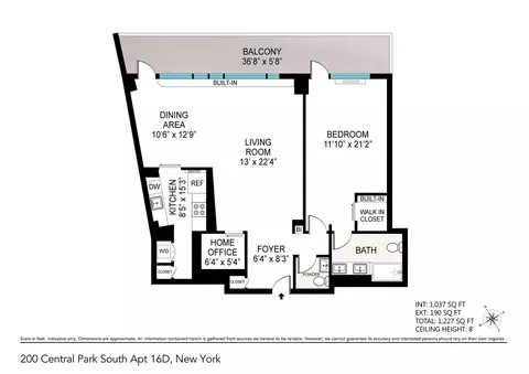 200 Central Park S #16D, New York, NY 10019