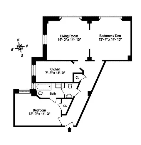 514 W 110th St #4B, New York, NY 10025