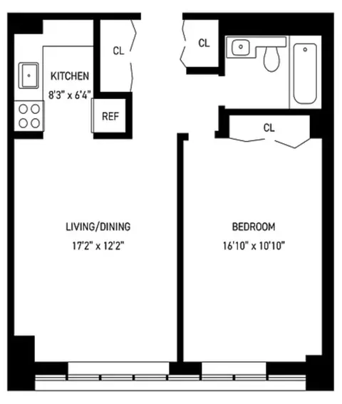 300 W 110th St #6-H, New York, NY 10026