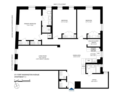 371 Fort Washington Ave #1I, New York, NY 10033