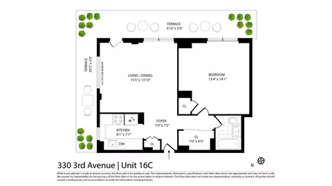 330 3rd Ave #16C, New York, NY 10010