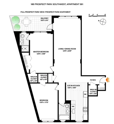 185 Prospect Park SW #301, Brooklyn, NY 11218