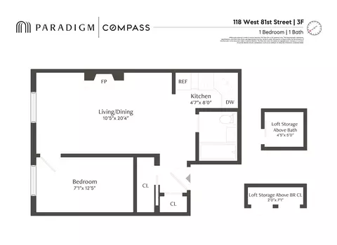118 W 81st St #3F, New York, NY 10024